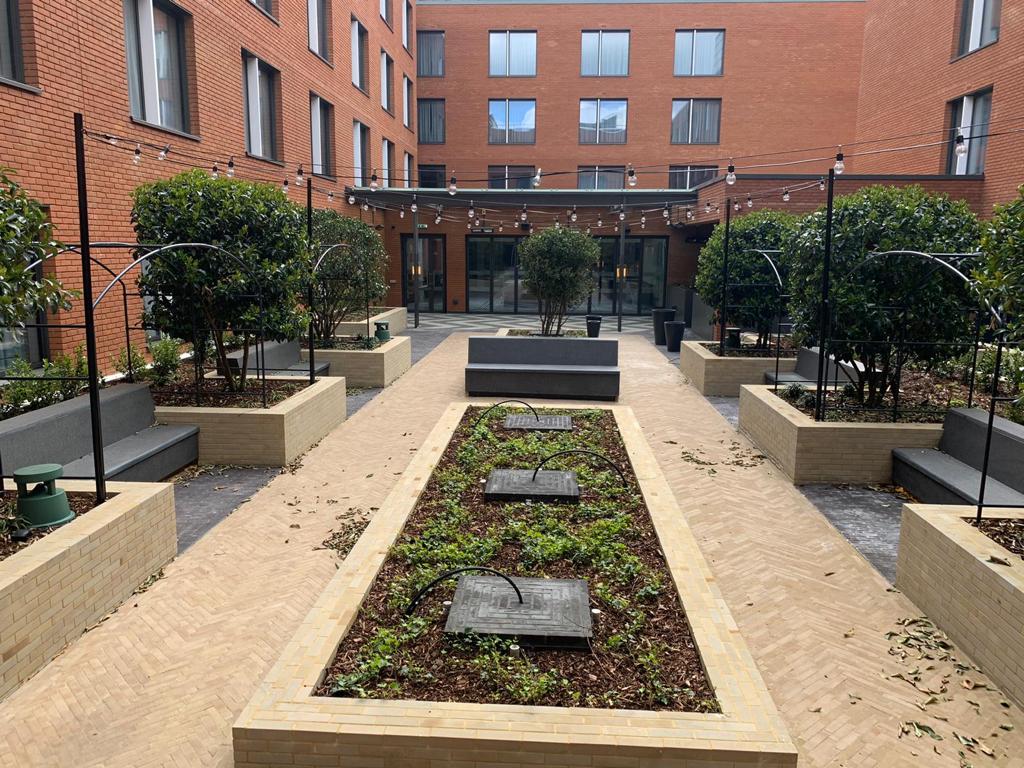 Commercial project - landscaping Cambridge